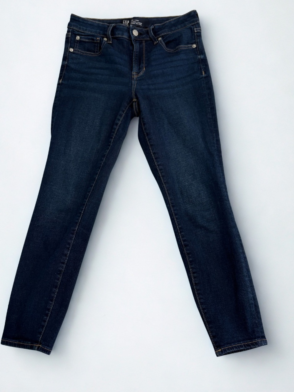 Gap Short Court Dark Wash Univresal Legging Size 4 EUC